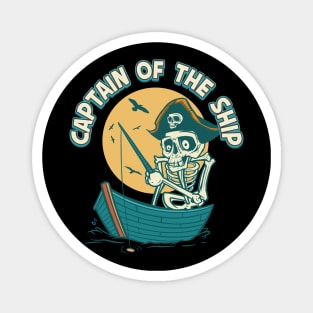 Captain of the Ship - Skeleton Pirate Graphic Magnet